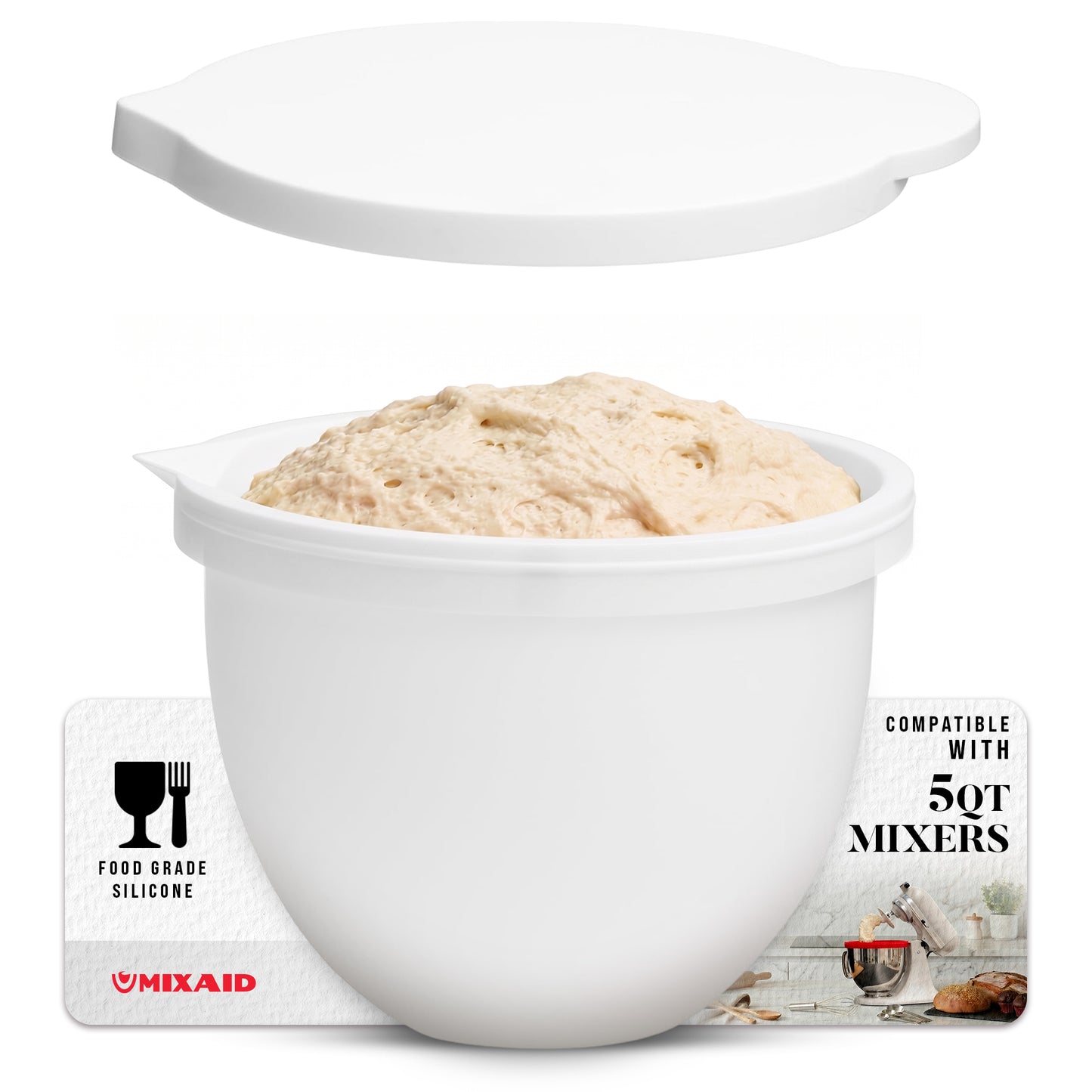 MIXAID™ Premium Silicone Liners 5 Qt