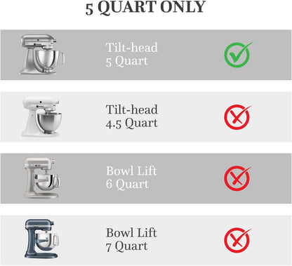 Silicone Mixer Bowl Liner Set