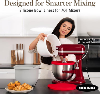 MIXAID™ Premium Silicone Liners 7 Qt