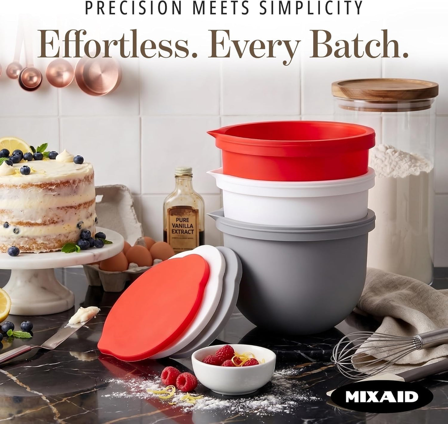 MIXAID™ Premium Silicone Liners 7 Qt