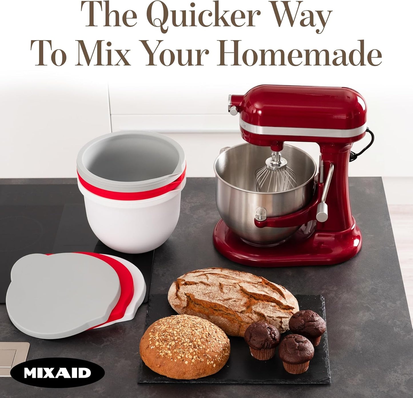 MIXAID™ Premium Silicone Liners 7 Qt
