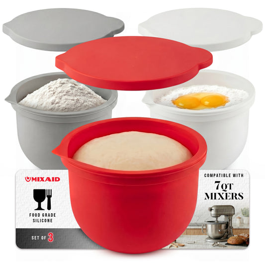 MIXAID™ Premium Silicone Liners 7 Qt