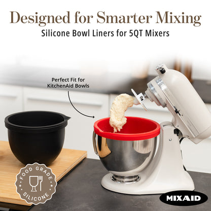 MIXAID™ Premium Silicone Liners 5 Qt