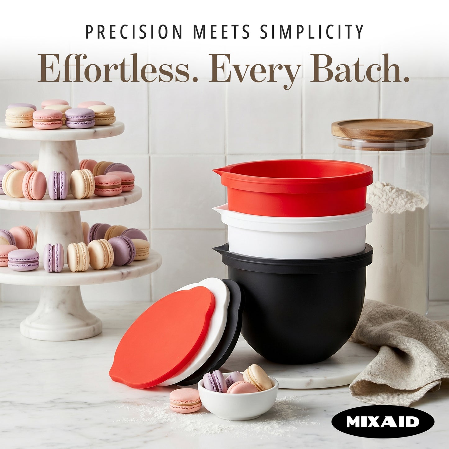 MIXAID™ Premium Silicone Liners 5 Qt